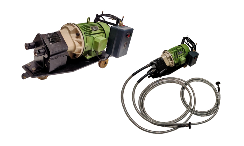 Twin Drive Tube Cleaning Machine