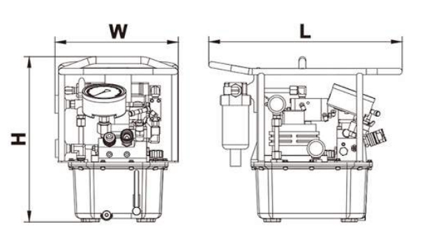 Bombas de chave de torque acionadas a ar BPA